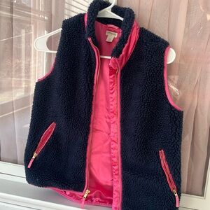Crewcuts Navy Sherpa Vest